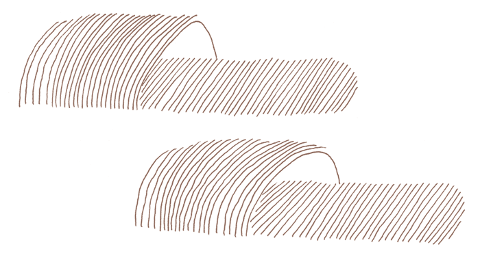 神風楼のスリッパ